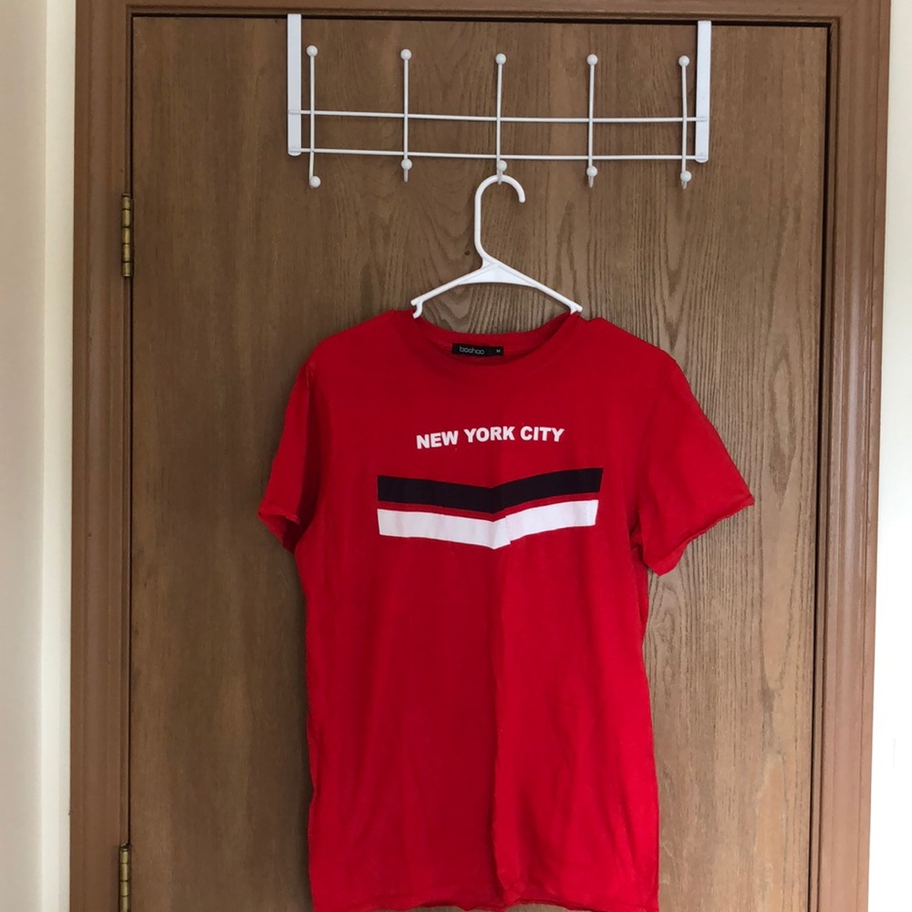 Red New York Tee